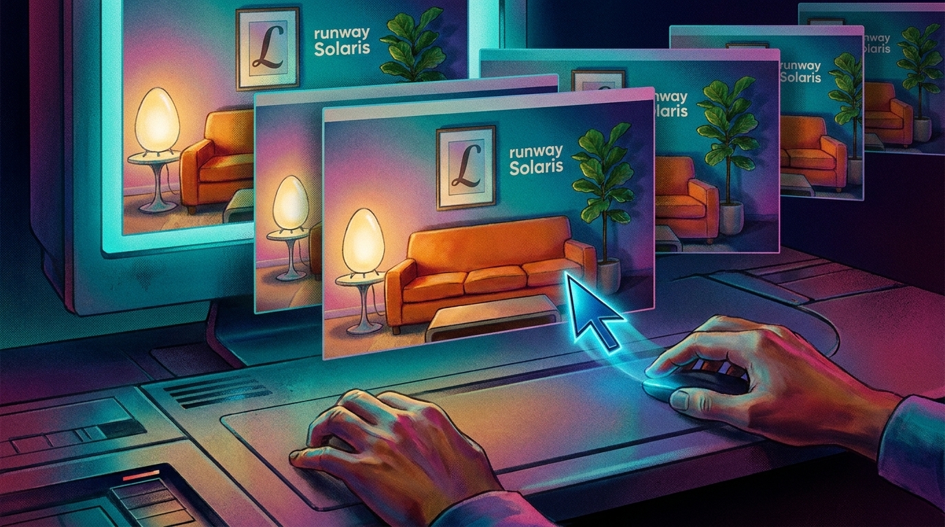 Runway Debuts Solaris, a Model That Generates Interactive Interfaces Frame by Frame Without Code
