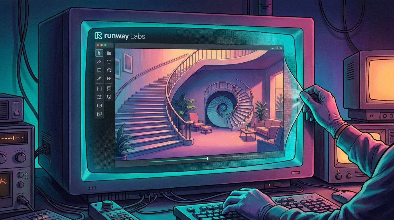 Runway Labs Tests Generative Video Interfaces That Recompose Scenes as Windows Resize