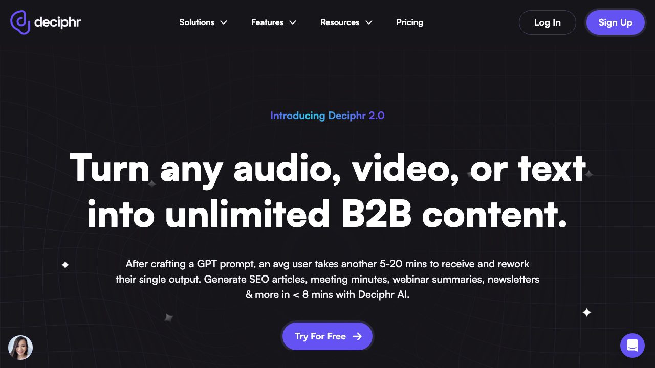 Deciphr screenshot