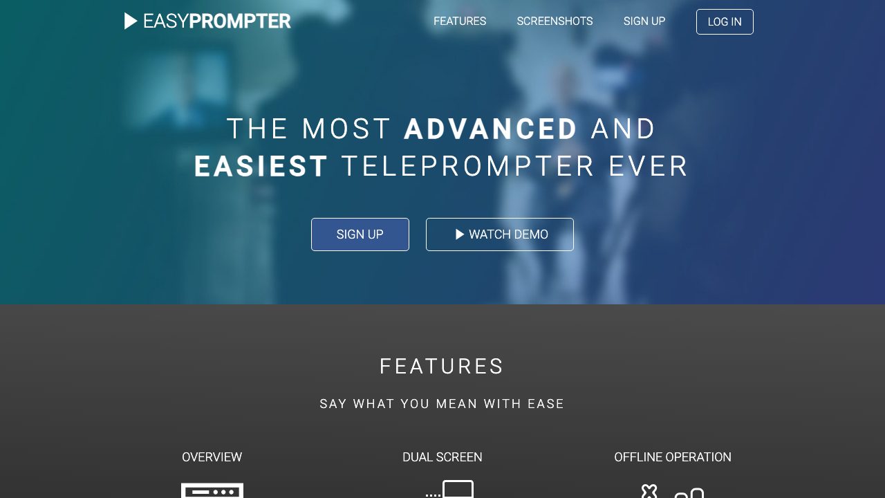 Easyprompter screenshot