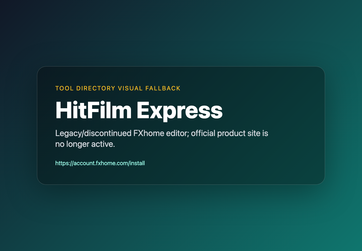 HitFilm Express screenshot